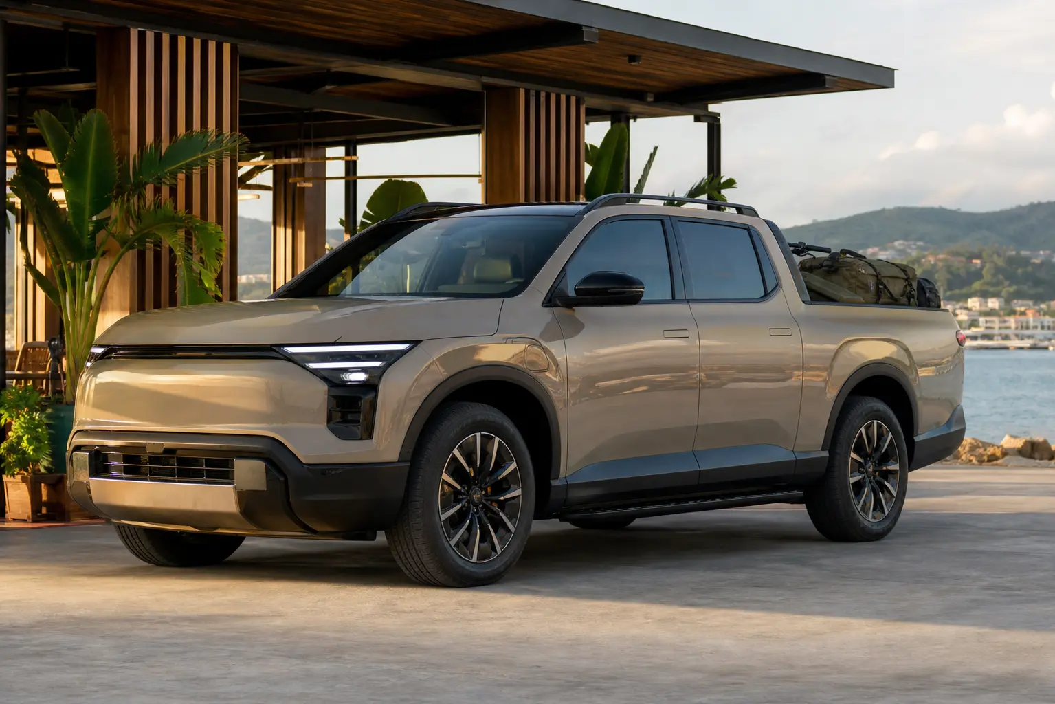Electric pickup available for rental